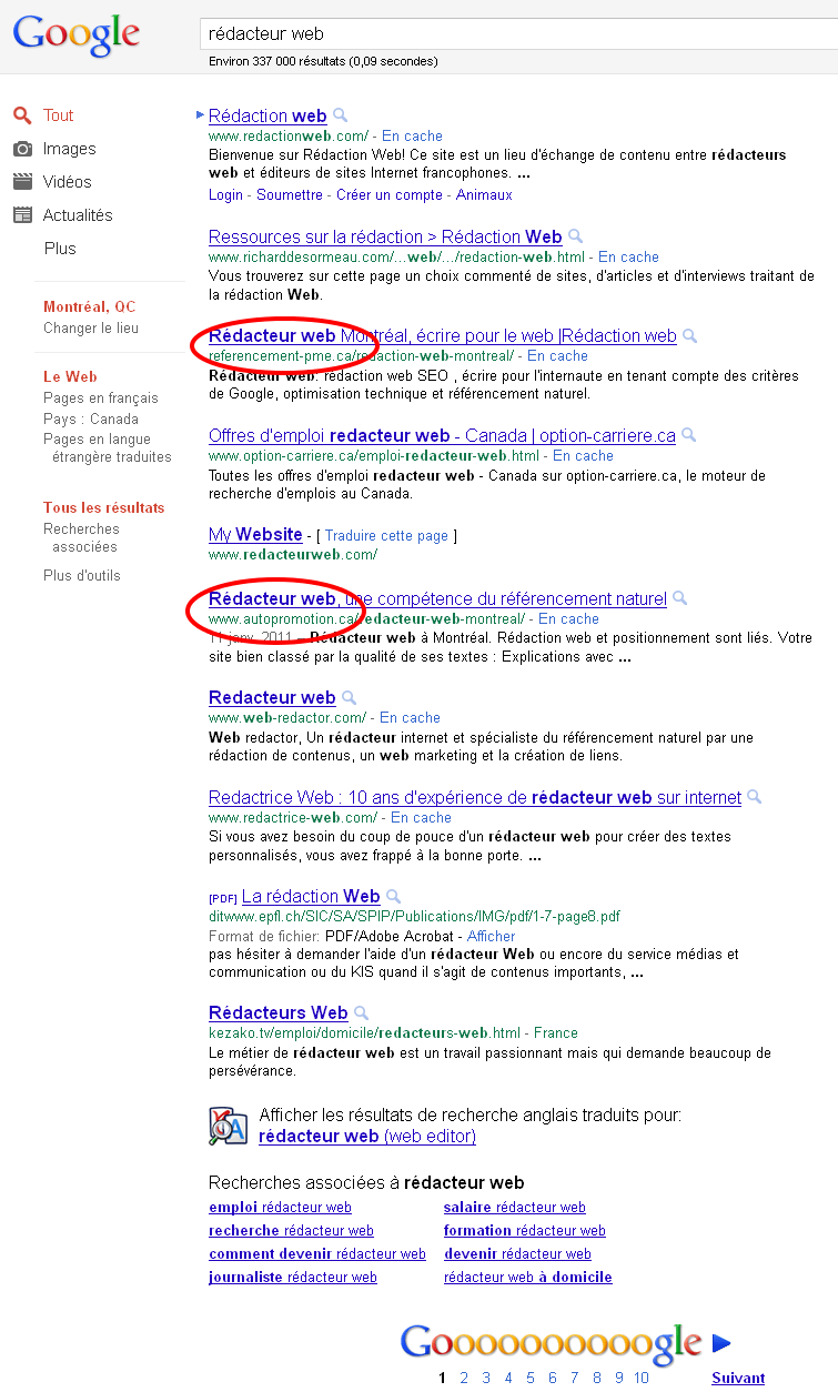 rédacteur web autopromotion.ca rédacteur web montréal autopromotion